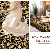 Ultra Soft Area Rug, Non Slip, Stain Resistant, Washable Area Rugs for Living Room, Bedroom, Bold Exotic Animal Aesthetic(Brown)