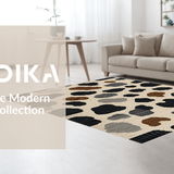 Ultra Soft Area Rug, Non Slip, Stain Resistant, Washable Area Rugs for Living Room, Bedroom, Unique Soft Toned Animal Aesthetic(Beige)