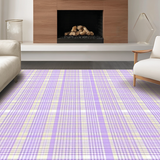 Ultra Soft Area Rug, Non Slip, Stain Resistant, Washable Area Rugs for Living Room, Bedroom, Sophisticated Transitional Textured Appeal(Purple)