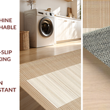 Ultra Soft Area Rug, Non Slip, Stain Resistant, Washable Area Rugs for Living Room, Bedroom, Distinctive Cozy Natural Design(Beige)