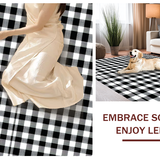 Whimsical Cozy Gingham Appeal(Black)