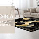 Glamorous Modern Textured Design(Black)