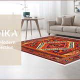 Ultra Soft Area Rug, Non Slip, Stain Resistant, Washable Area Rugs for Living Room, Bedroom, Machine Washable Western Bedroom Area Rug(Blue)