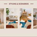 Abstract Checkered Modern(Beige)