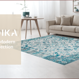 Ultra Soft Area Rug, Non Slip, Stain Resistant, Washable Area Rugs for Living Room, Bedroom, Sophisticated Gray Textured Elegance(Beige)