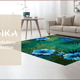Vibrant Tropical Floral Aesthetic(Blue)