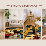 Dynamic Retro Soundwave Composition(Yellow)