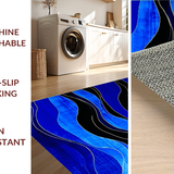 Bold Abstract Texture Harmony(Blue)