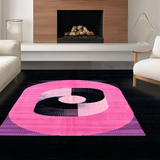 Chic Modern Round Illusion(Pink)