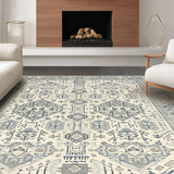 Stylish Textured Trellis in Hues(Blue)