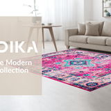 Lively Artistic Multicolored Mosaic(Pink)