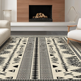 Chic Abstract Reversible Mat(Beige)