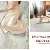 Chic Transitional Leafy(Beige)