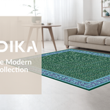 Cozy Earth Tone Scrollwork(Blue)