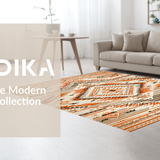 Modern Tiled Symmetrical Arrangement(Orange)