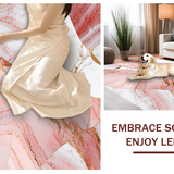 Trendy Marbleized Elegance in Pink(Pink)