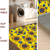 Charming Low Pile Botanical Elegance(Yellow)