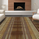 Ultra Soft Area Rug, Non Slip, Stain Resistant, Washable Area Rugs for Living Room, Bedroom, Trendy Distressed Animal Texture(Brown)