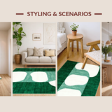 Elegant Textured Green Tones(Green)