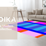 Vibrant Abstract Linear Arrangement(Blue)