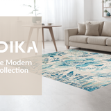 Contemporary Subtle Floral Accents(Beige)