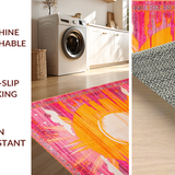 Colorful Retro Geometric Charm(Pink)