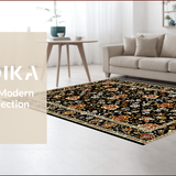 Lively Reversible Cottage Design(Black)