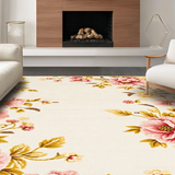 Chic Pastel Botanical Motifs(Ivory)