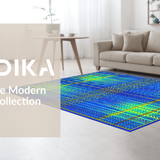 Modern Artful Tiled Arrangement(Blue)