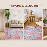 Chic Lagoon Floral Motif(Pink)