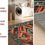 Chic Cream Geometric Play(Red)