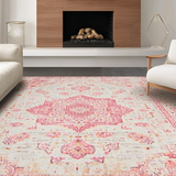 Contemporary Subtle Floral Motif(Pink)