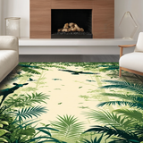 Rustic Botanical Jungle Scene(Green)