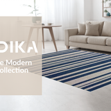 Ultra Soft Area Rug, Non Slip, Stain Resistant, Washable Area Rugs for Living Room, Bedroom, Rustic Beach-Themed Decorative Piece(Blue)