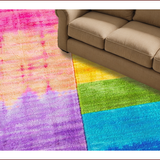 Ultra Soft Area Rug, Non Slip, Stain Resistant, Washable Area Rugs for Living Room, Bedroom, Soft Colorful Kids Room Princess Themed Fuzzy Rug(Yellow)