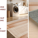 Ultra Soft Area Rug, Non Slip, Stain Resistant, Washable Area Rugs for Living Room, Bedroom, Fun Playful Western Print Design(Beige)