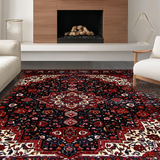 Cozy Earth Tone Trellis Style(Red)