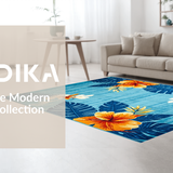 Eclectic Earthy Floral Fusion(Blue)