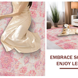 Vibrant Abstract Floral Vision(Pink)