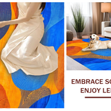 Artistic Geometric Color Fusion(Blue)