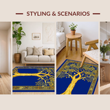 Cozy Earthy Tone Medallion(Blue)