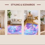 Charming Kawaii Swirl Aesthetic(Purple)