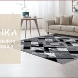 Chic Abstract Monochrome Composition(Black)