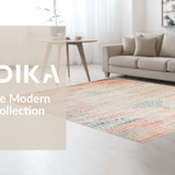 Ultra Soft Area Rug, Non Slip, Stain Resistant, Washable Area Rugs for Living Room, Bedroom, Elegant Pastel Lattice Pattern(Pink)