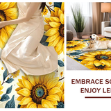 Trendy Yellow Floral Harmony(Yellow)