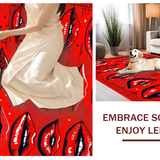 Chic Modern Lip Motif(Red)