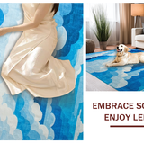 Delicate Cloud Impressionist Touch(Blue)