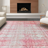 Ultra Soft Area Rug, Non Slip, Stain Resistant, Washable Area Rugs for Living Room, Bedroom, Uno Reverse Pink Bow Rug: Playful Loop Design Carpet for Home(Pink)