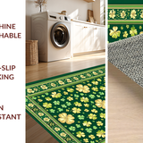 Elegant Gold Accented Decor(Green)