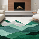 Contemporary Grey Geometric Aesthetics(Green)